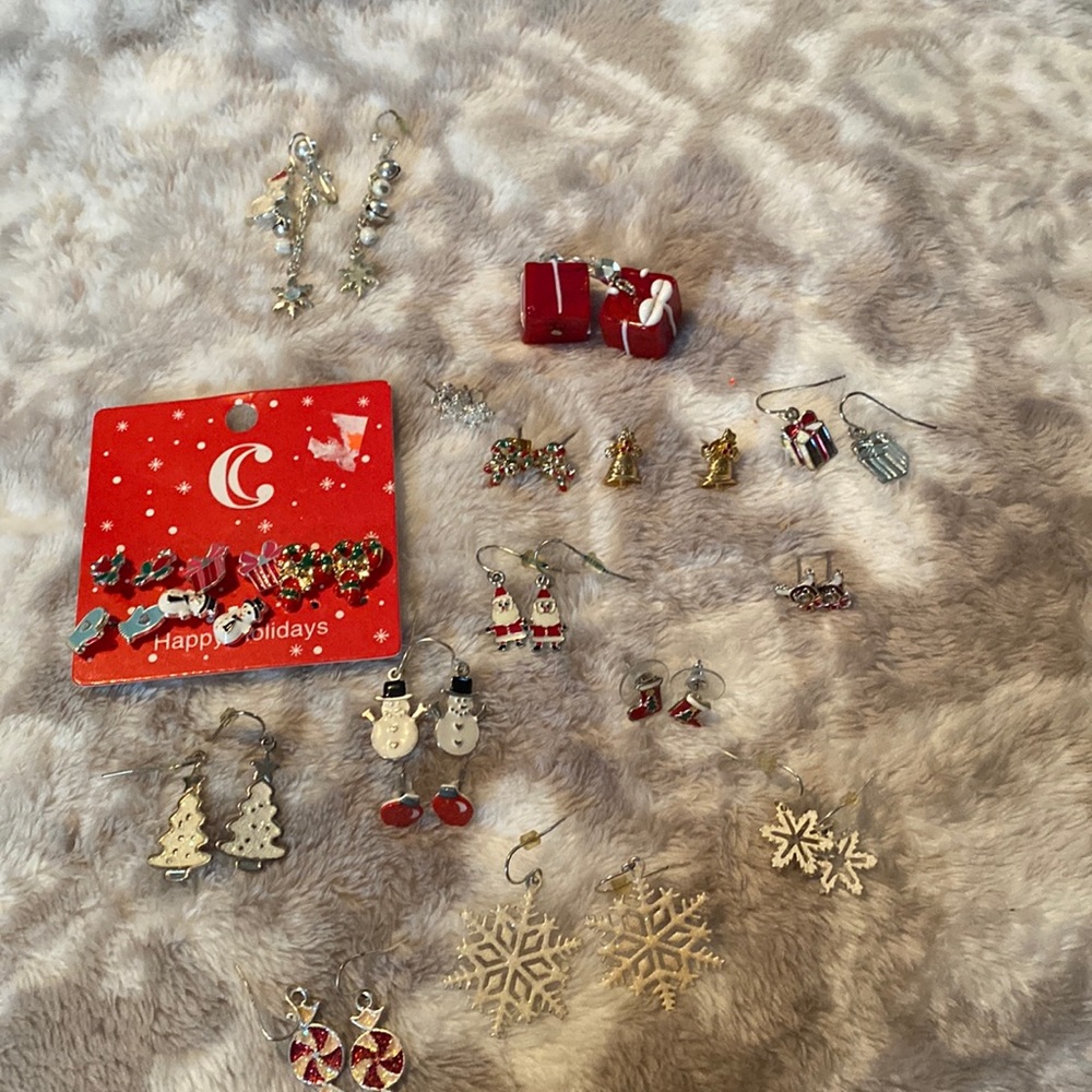Christmas earring collection